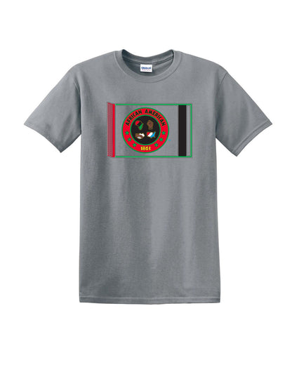 Black AA Flag T- Shirt